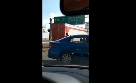 Reportan accidente en la México-Querétaro; está cerrada la circulación