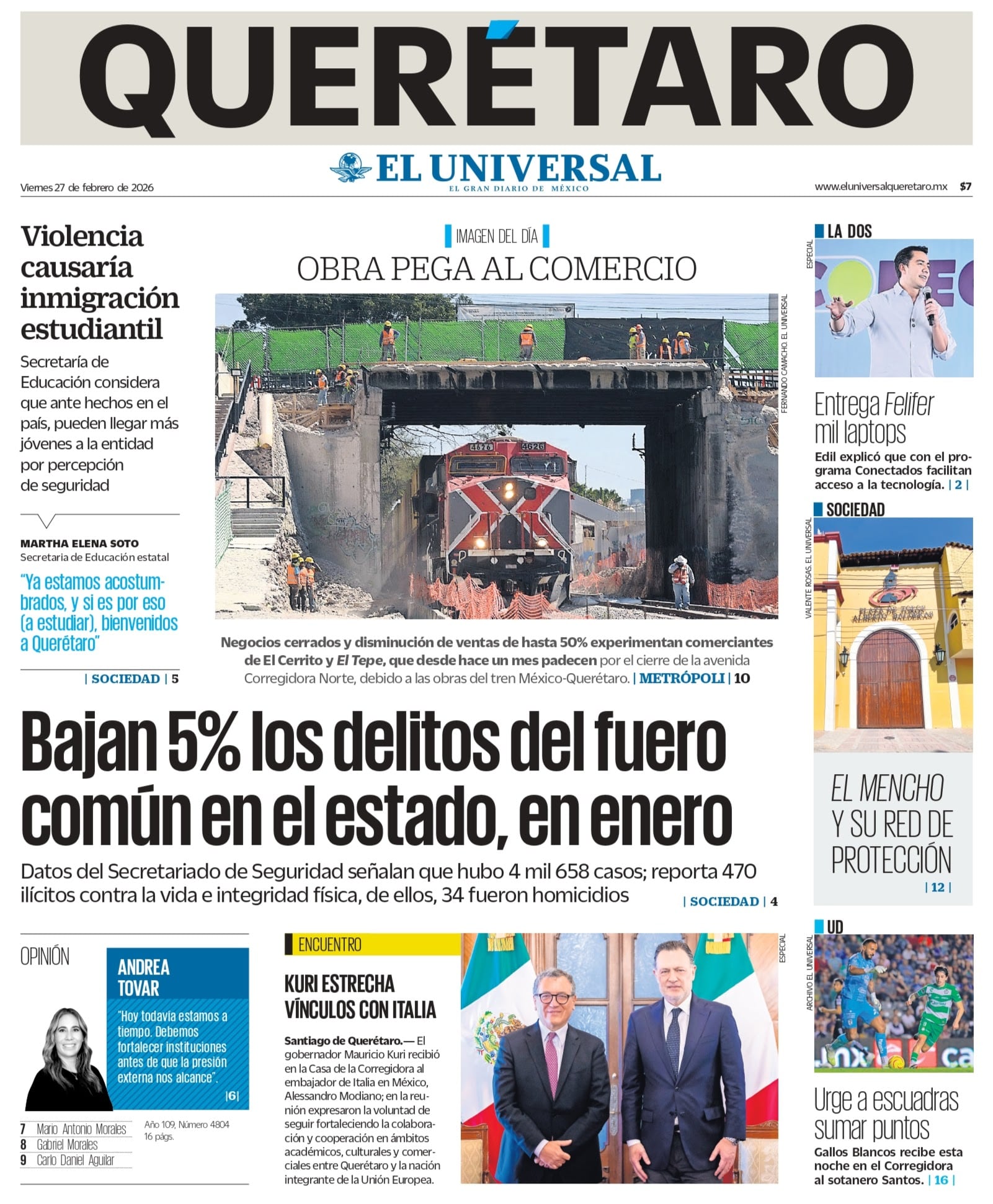 Foto. El Universal Querétaro