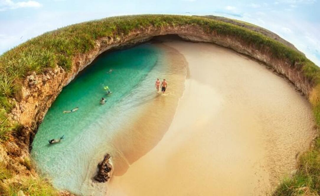 La Playa del Amor, en Isla Redonda. (Foto: Cortesía Vallarta Adventures)