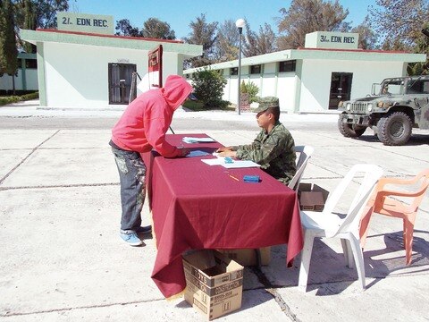 En enero inician actividades del Servicio Militar Nacional