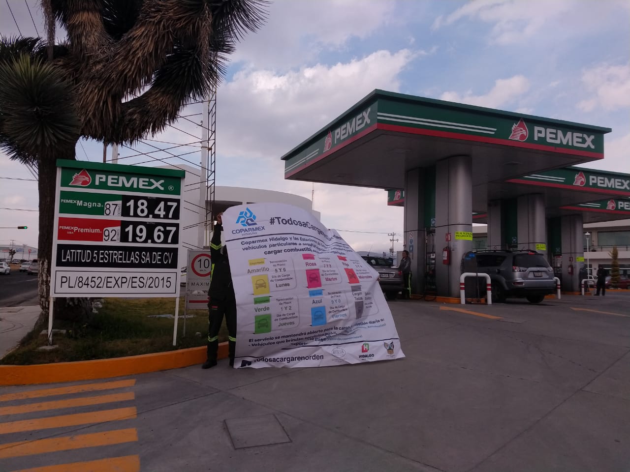 En Hidalgo, ponen en marcha programa "Todos a Cargar en Orden"