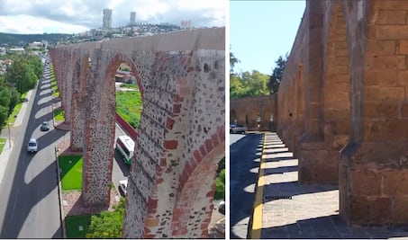 Video. INAH se equivoca: confunde el acueducto de Querétaro con el de Morelia