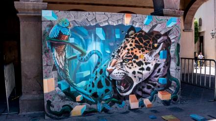 El magnífico y efímero arte de pintar en el suelo