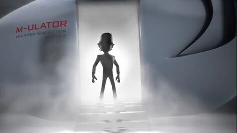 Checo 'debuta' en caricaturas de McLaren