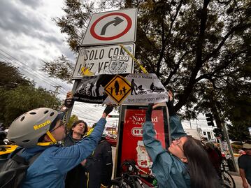 Ciclistas protestan; piden justicia para madre que murió atropellada por una unidad Qrobús