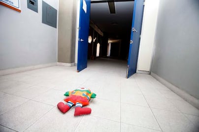 Hospital del Niño Quemado, en ruinas