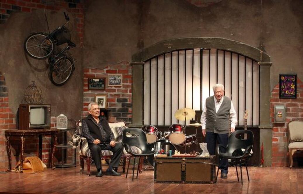 Manuel Ojeda e Ignacio López Tarso participan en la puesta en escena dirigida por Salvador Garcini. /Foto: Cortesía