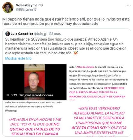 Alfredo Adame se lanza contra su hijo Sebastián y lo desconoce: "No lleva mi sangre"