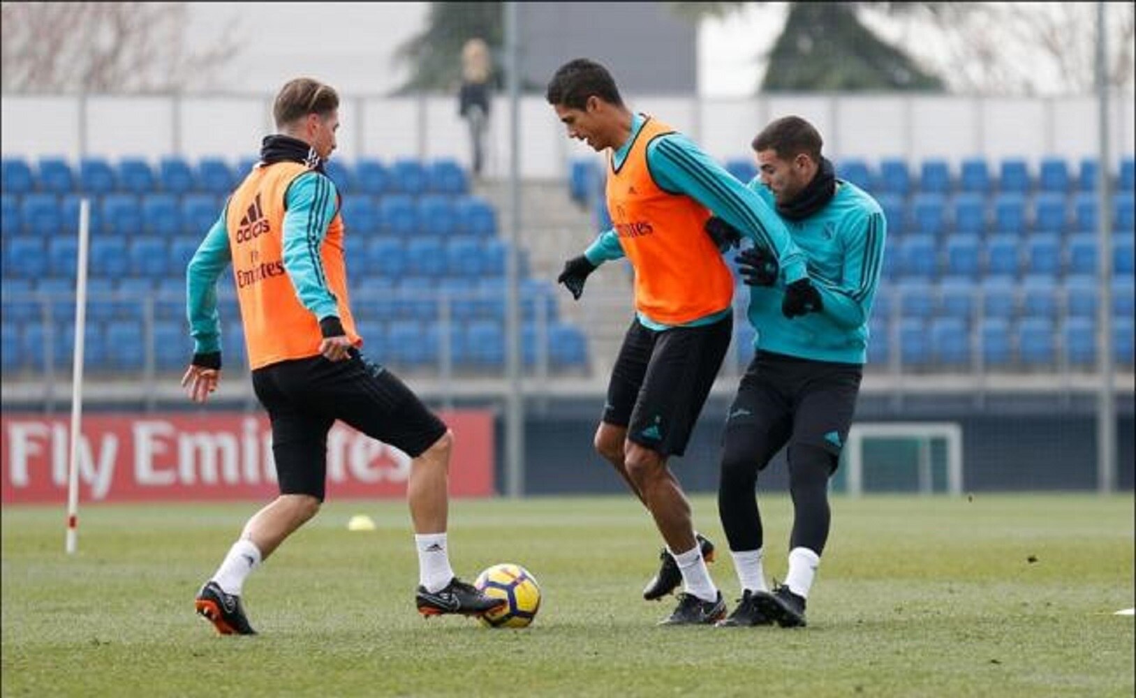 Fuerte nevada suspende entrenamiento del Real Madrid