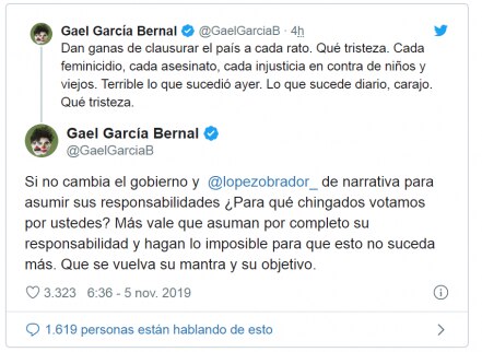 "¿Para qué chingados votamos por ustedes?", cuestiona Gael García a AMLO 