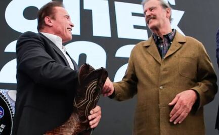 Vicente Fox me inspiró para entrar en la política: Arnold Schwarzenegger