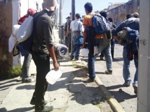 Migrantes, en busca de empleo