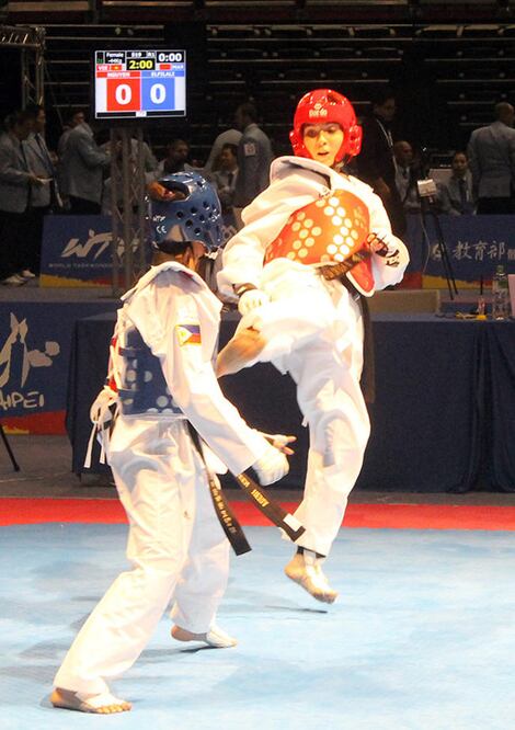 En taekwondo Brenda Lúa se queja de que enviarán a Itzel Manjarrez. FOTO: CONADE