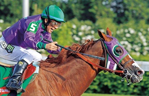 Espinoza, en el Preakness Stakes