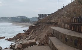 Lluvias destruyen teatro al aire libre en Salina Cruz, Oaxaca; costó 54 mdp