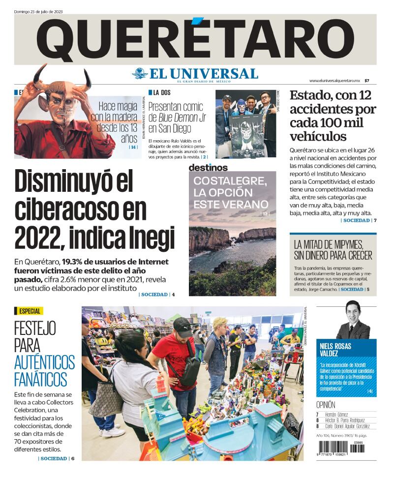Portada 23 de julio de 2023