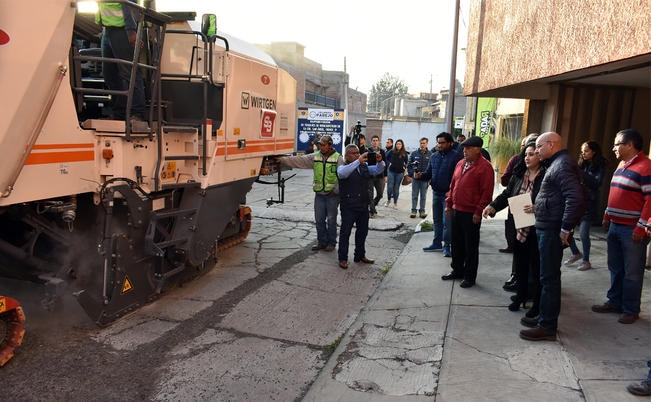 MAV supervisa obras en colonia San Ángel