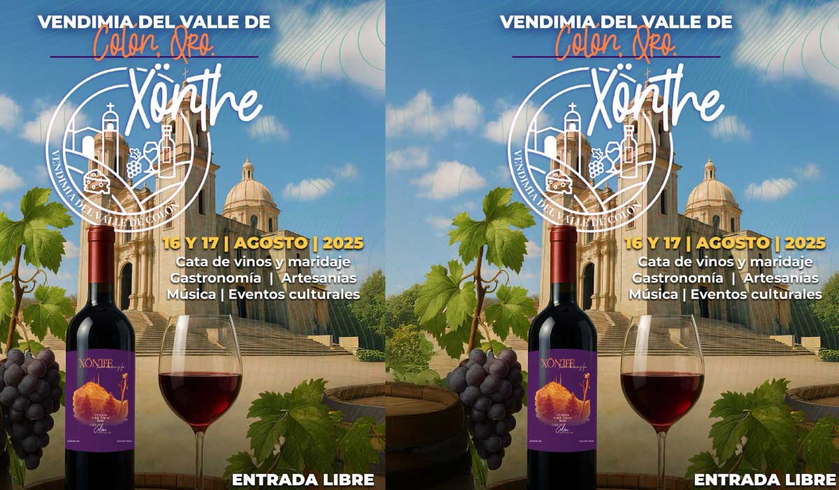 Colón se prepara para celebrar la Vendimia Xönthe 2025 con vino, tradición y música