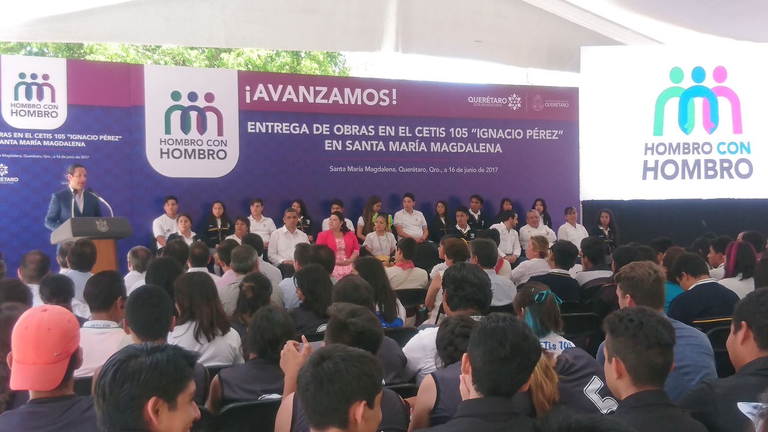 Francisco Domínguez entrega infraestructura para la educación