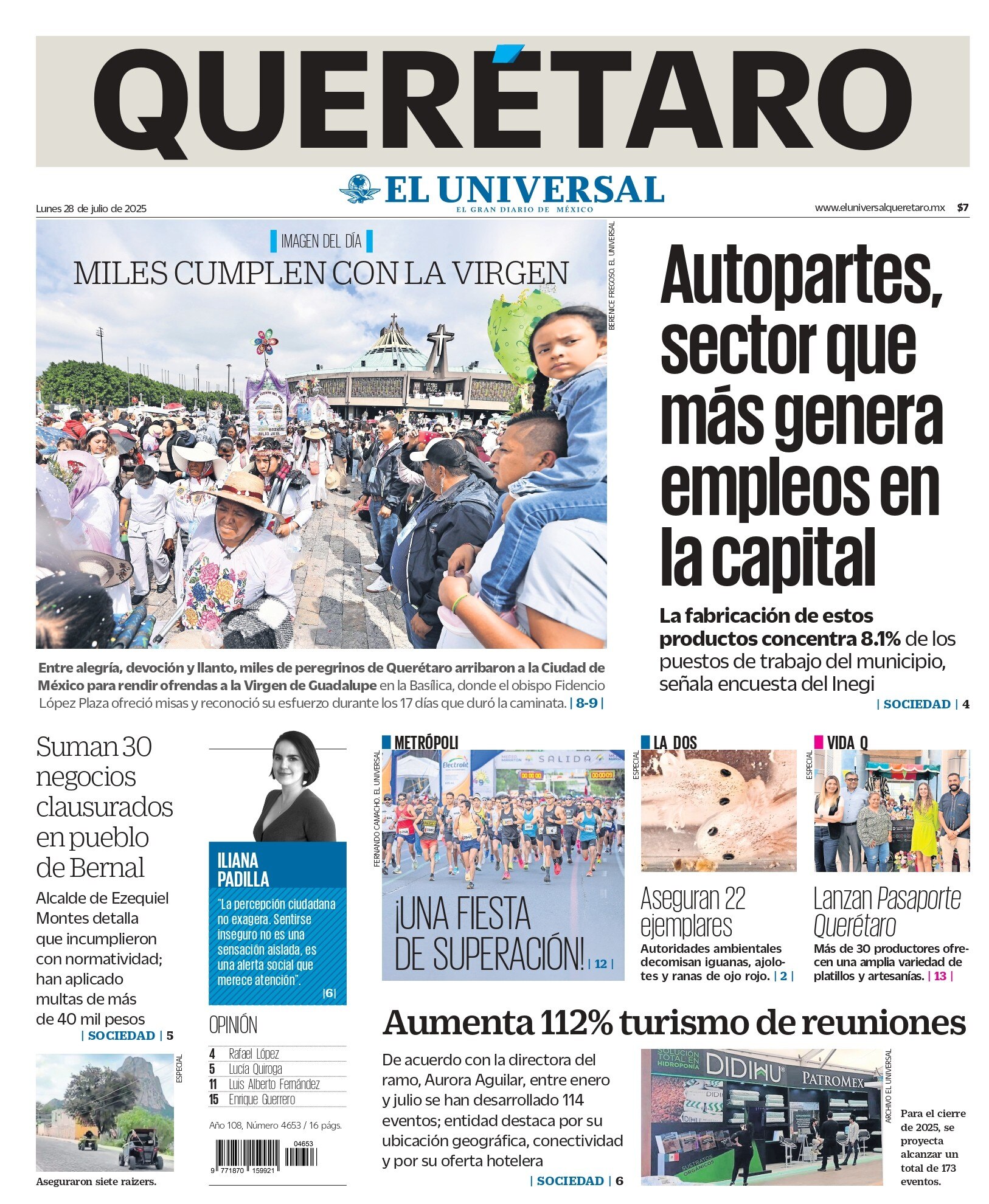 Portada 28 de julio de 2025