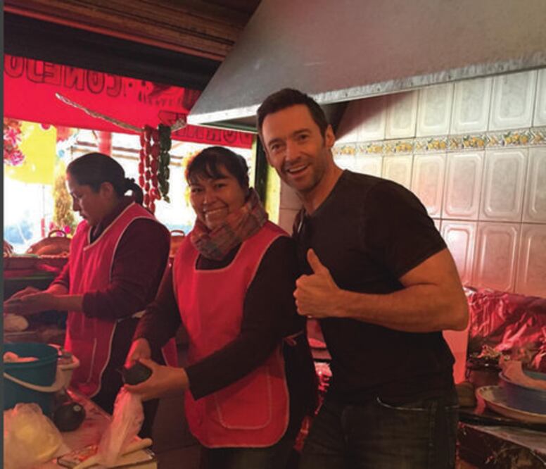 Jackman le pone crema a sus tacos