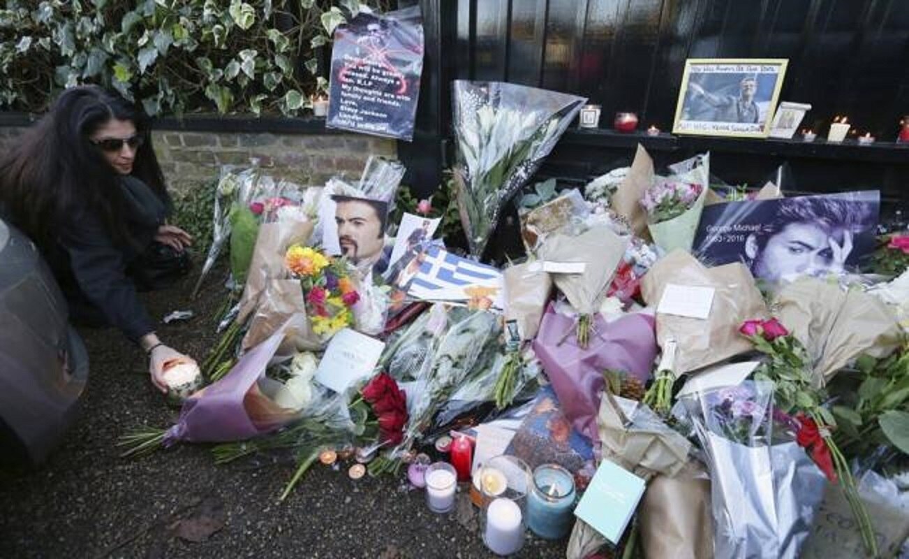 Ofrenda en Londres a George Michael / Foto: Archivo