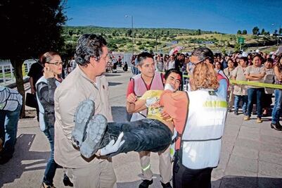 Realizan simulacros en seis delegaciones