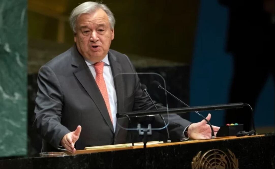 António Guterres, secretario general de la ONU. Foto: AFP