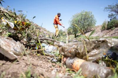Recogen 2 mil 500 toneladas de basura en drenes de la capital queretana