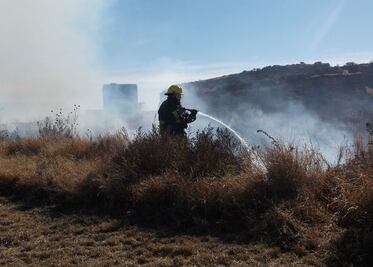 Apoya Querétaro incendios en SLP