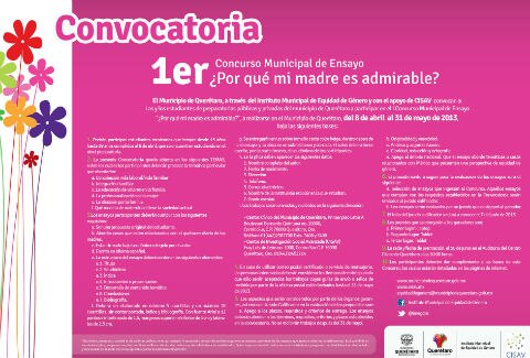 Invita municipio a concurso de ensayo