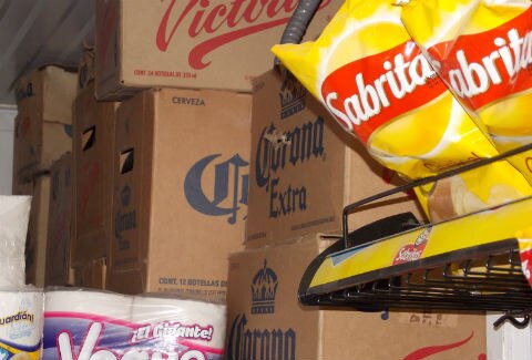 Intenta robar un mini súper