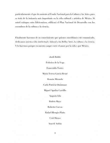 Comunidad artística de Querétaro pide a AMLO no terminar con el FONCA