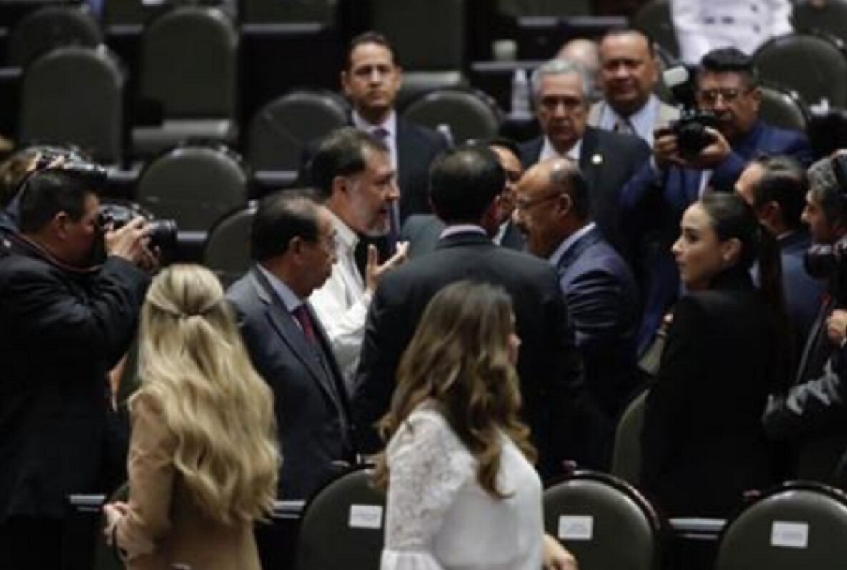 Noroña y Miranda se enfrentan en la Cámara de diputados
