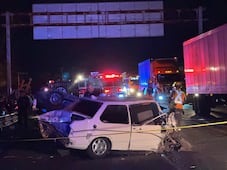 Coque múltiple en la carretera 57 deja un muerto y 10 lesionados