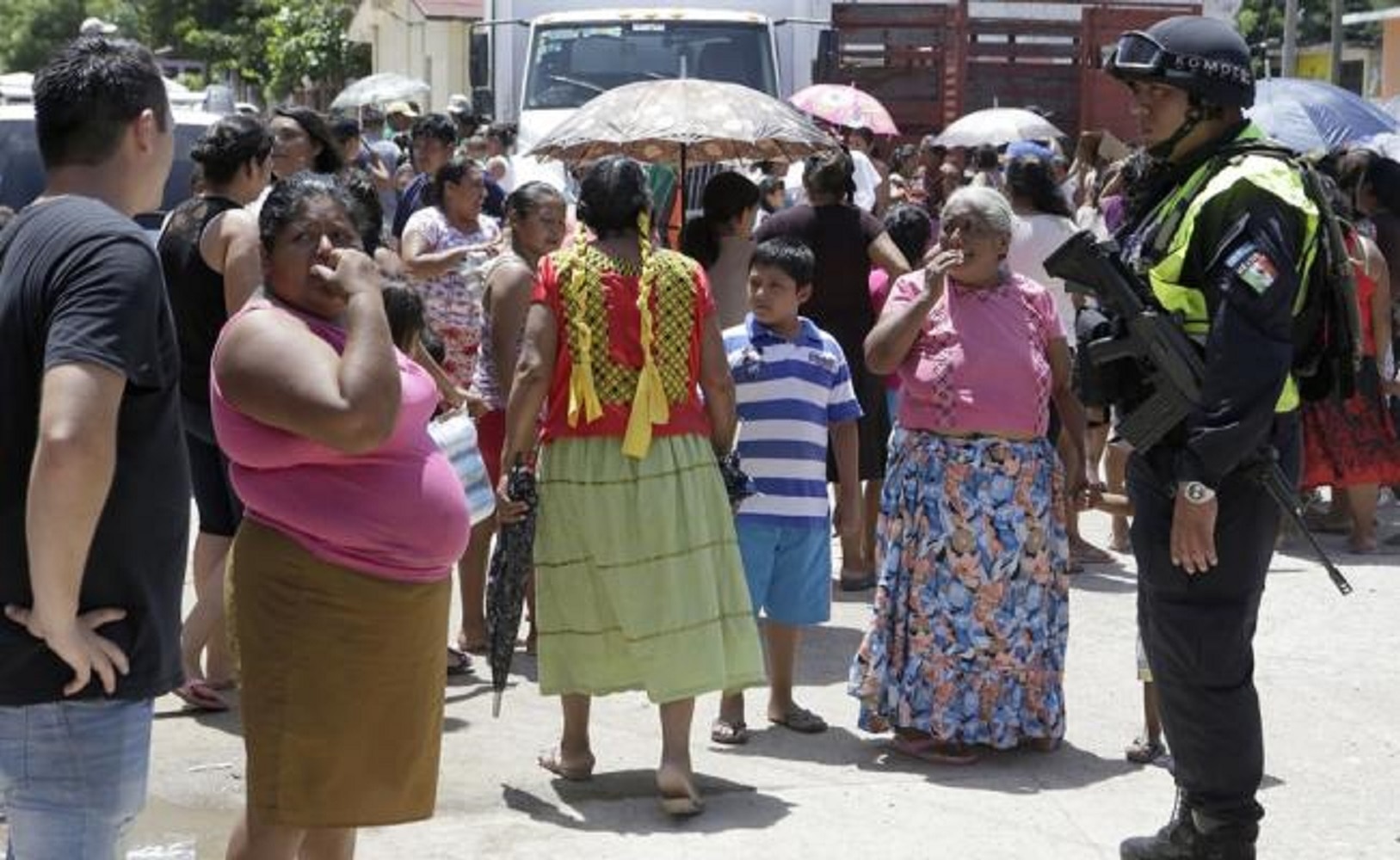 Miedo en Juchitán tras sismo de 6.1