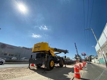 Suspenden obra de Viaducto Poniente