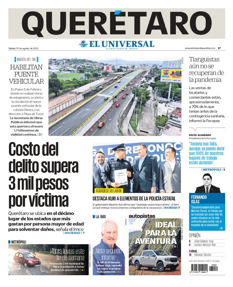 Portada 19 de agosto de 2023