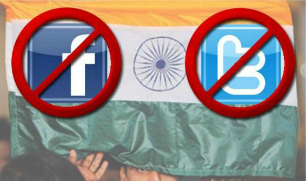 Prohíben redes sociales en India