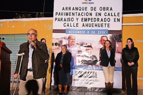 Inicia urbanización en Los Olvera