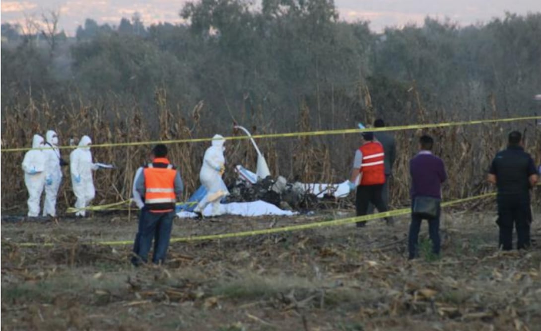 Escena del accidente en el que murieran la gobernador de Puebla, Martha Érika Alonso, su esposo el senador del PAN Rafael Moreno Valle y otros acompañantes. FOTO: OMAR CONTRERAS | EL UNIVERSAL