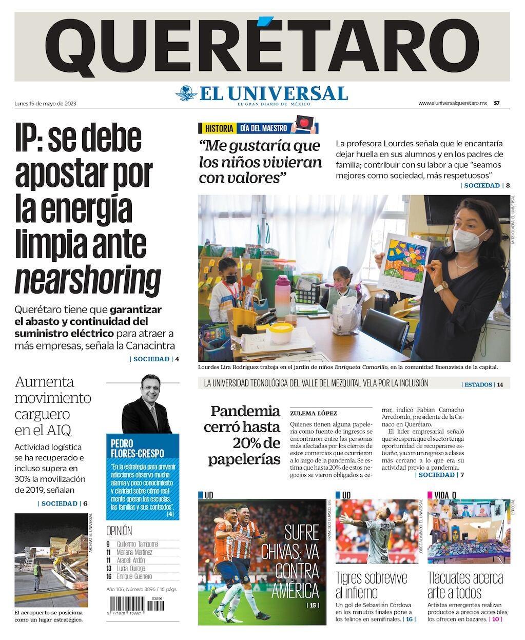 Portada 15 de mayo de 2023