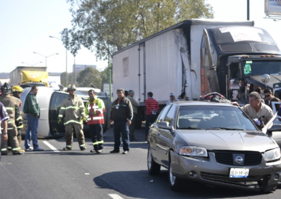 Accidente en la carretera 57