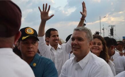 Juan Guaidó asistió al concierto "Venezuela Aid Live" en Colombia