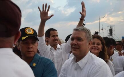 Juan Guaidó asistió al concierto "Venezuela Aid Live" en Colombia