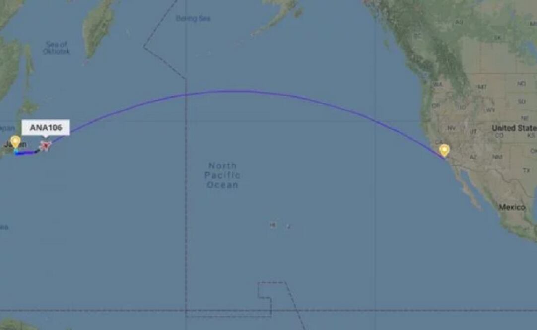 Foto: Twitter / @flightradar24