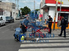 Atropellan a hombre frente a la Clínica 15 del IMSS Querétaro