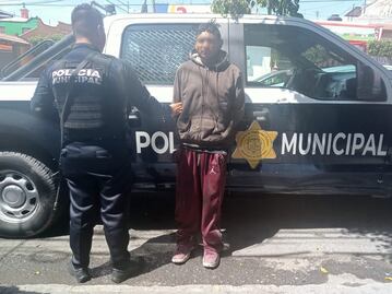 Captan a sujeto robando en Cerro del Tambor; fue detenido por policías municipales