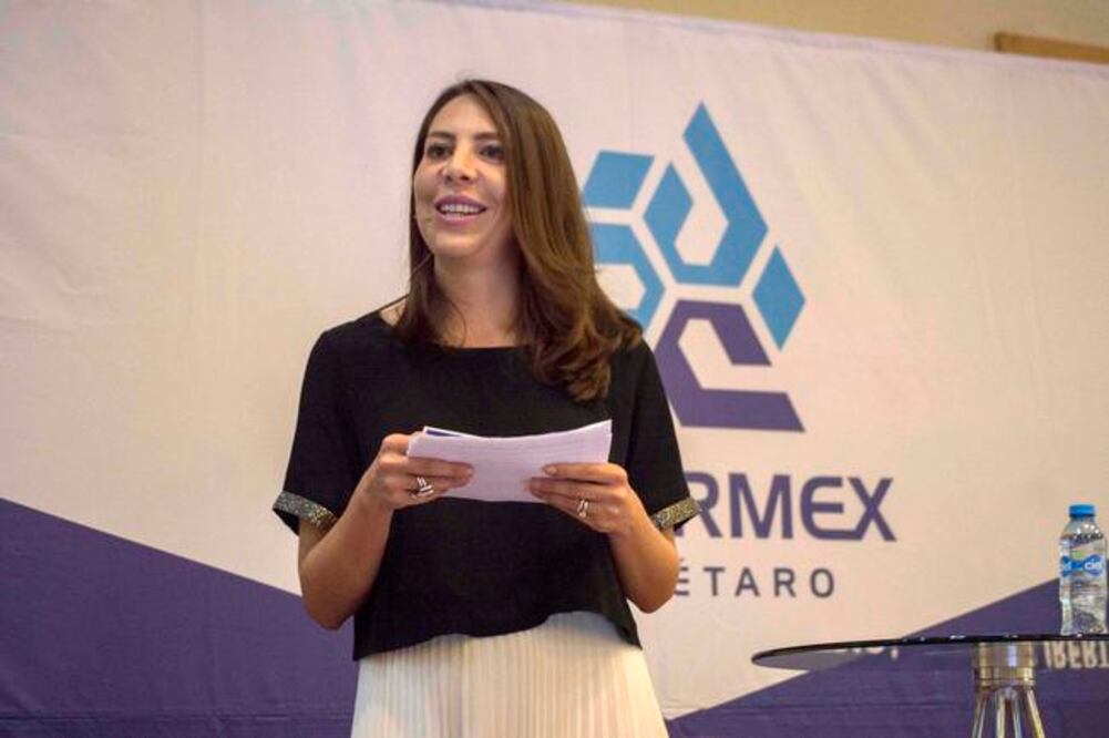Lorena Jiménez Salcedo, presidenta d ela Coparmex, reconoció que por las faltas de los diputados no es posible hacer una "evaluación legislativa". / Foto: Mitzi Olvera