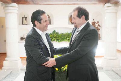 Se reúnen Jorge López  y Francisco Domínguez 